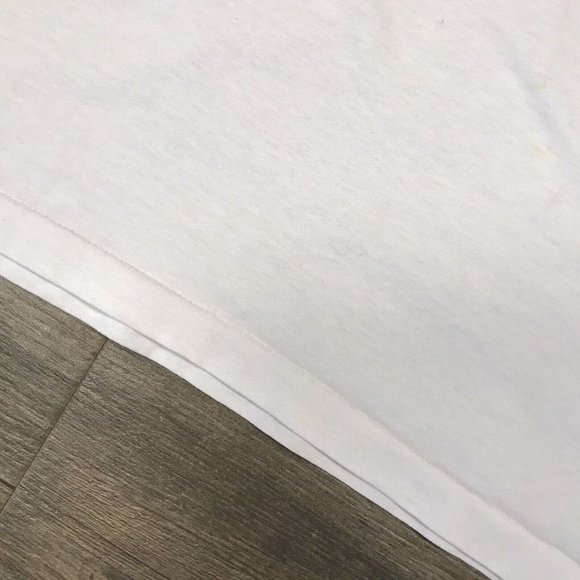 Vintage Handle With Tender Loving Care Tshirt Size Large Single Stitch USA Stain - Picture 8 of 12